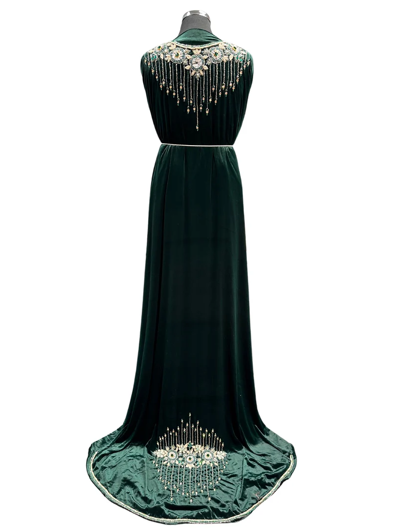 Caftan mobra en soie – Image 4