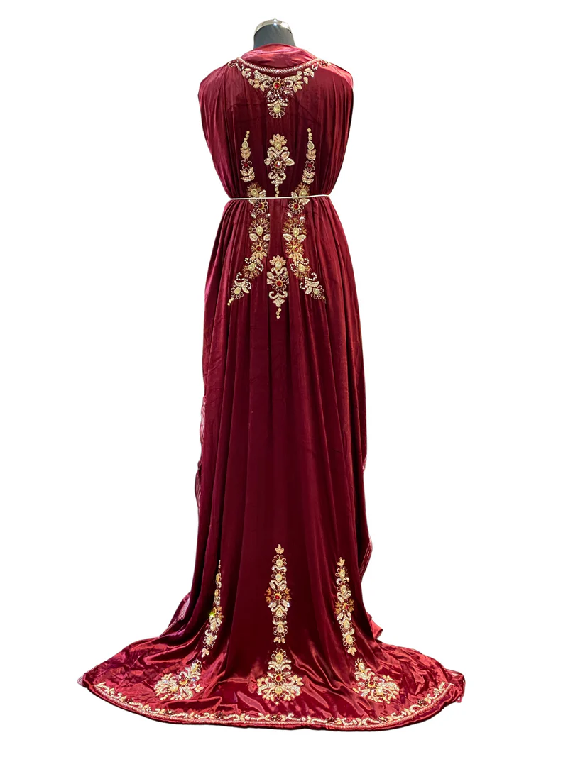 Caftan mobra en soie – Image 2