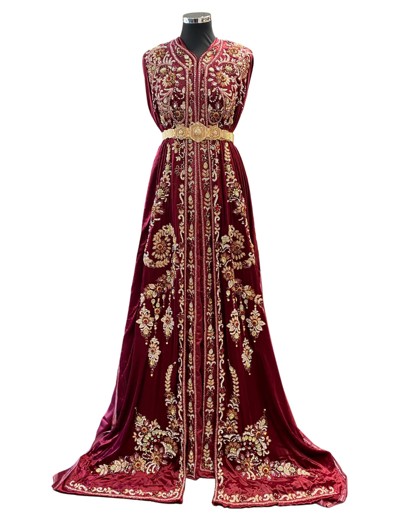 Caftan mobra en soie